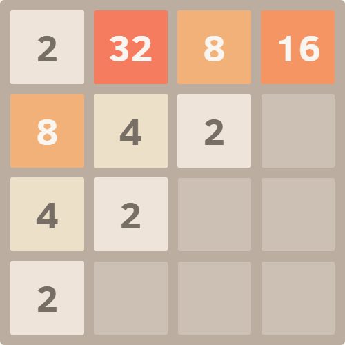 2048 gameplay
