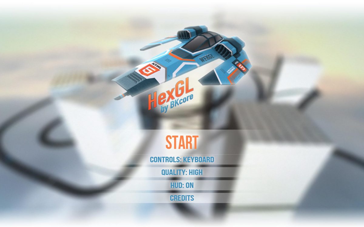 HexGL gameplay